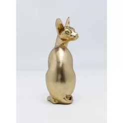 Deko & Geschenkartikel|KARE Design Deko Figur Sitting Cat Audrey Gold 27Cm
