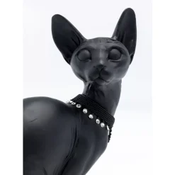 Deko & Geschenkartikel|KARE Design Deko Figur Sitting Cat Audrey Schwarz 27Cm