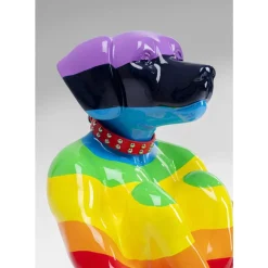 Deko & Geschenkartikel|KARE Design Deko Figur Sitting Dog Rainbow 80