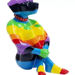 Deko & Geschenkartikel|KARE Design Deko Figur Sitting Dog Rainbow 80