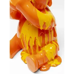 Deko & Geschenkartikel|KARE Design Deko Figur Sitting Gelato Bear Orange 37Cm