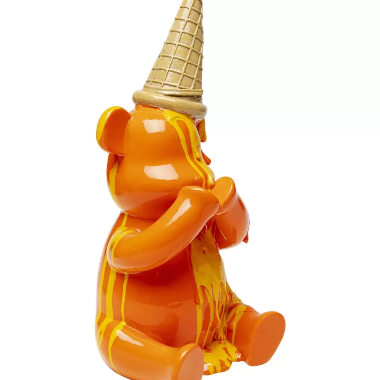 Deko & Geschenkartikel|KARE Design Deko Figur Sitting Gelato Bear Orange 37Cm