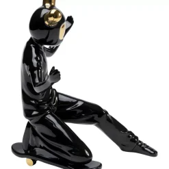 Deko & Geschenkartikel|KARE Design Deko Figur Skating Astronaut Schwarz 21Cm