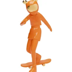 Deko & Geschenkartikel|KARE Design Deko Figur Skating Astronaut Orange 33Cm