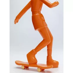 Deko & Geschenkartikel|KARE Design Deko Figur Skating Astronaut Orange 33Cm