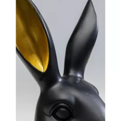 Deko & Geschenkartikel|KARE Design Deko Figur Sweet Rabbit Schwarz 31Cm
