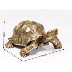 Deko & Geschenkartikel|KARE Design Deko Figur Turtle Gold Gros