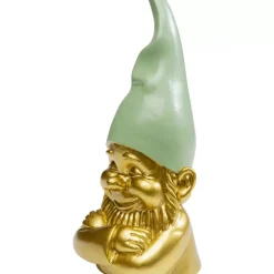Deko & Geschenkartikel|KARE Design Deko Figur Zwerg Gold Grun 21Cm