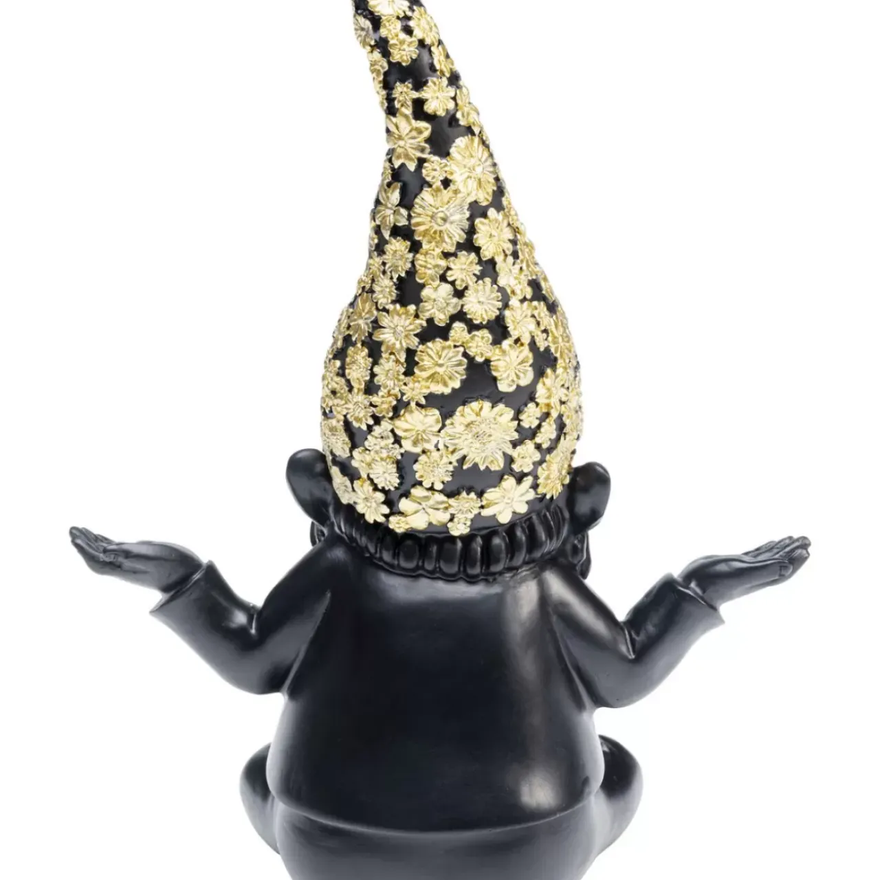 Deko & Geschenkartikel|KARE Design Deko Figur Zwerg Meditation Schwarz Gold 19