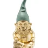 Deko & Geschenkartikel|KARE Design Deko Figur Zwerg Sitting Gold Grun 19Cm