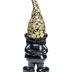 Deko & Geschenkartikel|KARE Design Deko Figur Zwerg Standing Schwarz Gold 61Cm