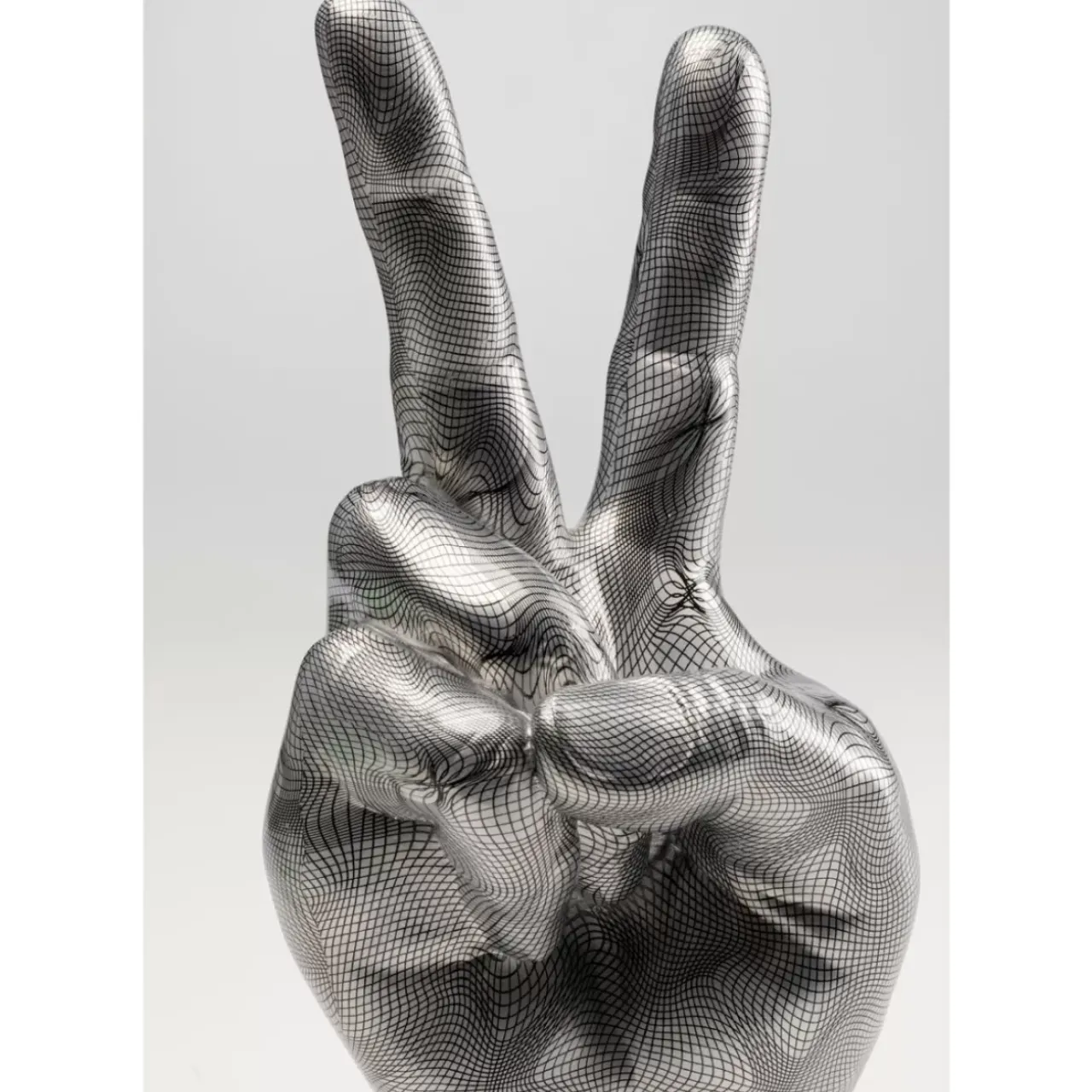 Deko & Geschenkartikel|KARE Design Deko Hand Victory Grau