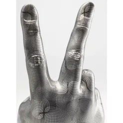 Deko & Geschenkartikel|KARE Design Deko Hand Victory Grau