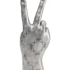 Deko & Geschenkartikel|KARE Design Deko Hand Victory Grau