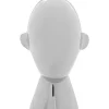Deko & Geschenkartikel|KARE Design Deko Objekt Abstract Face Silber 22Cm