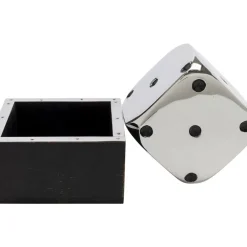 Sonstiges & Zubehör Accessoires|KARE Design Deko Objekt Dice Silber 10X10Cm
