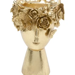 Vasen|KARE Design Deko Vase Flowercrown Gold 20Cm
