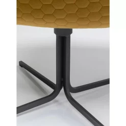 Sessel|KARE Design Drehsessel Bristol Gelb
