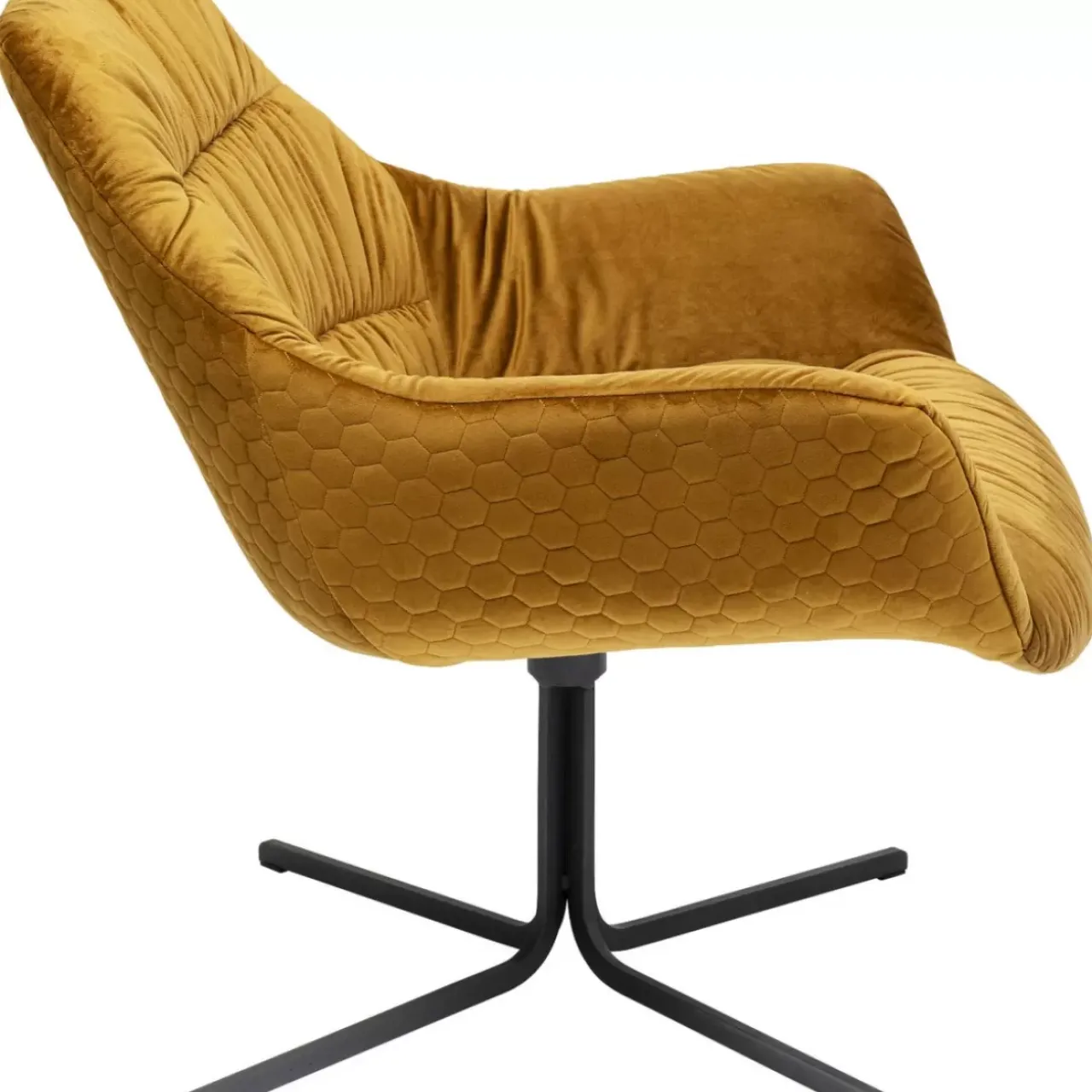 Sessel|KARE Design Drehsessel Bristol Gelb