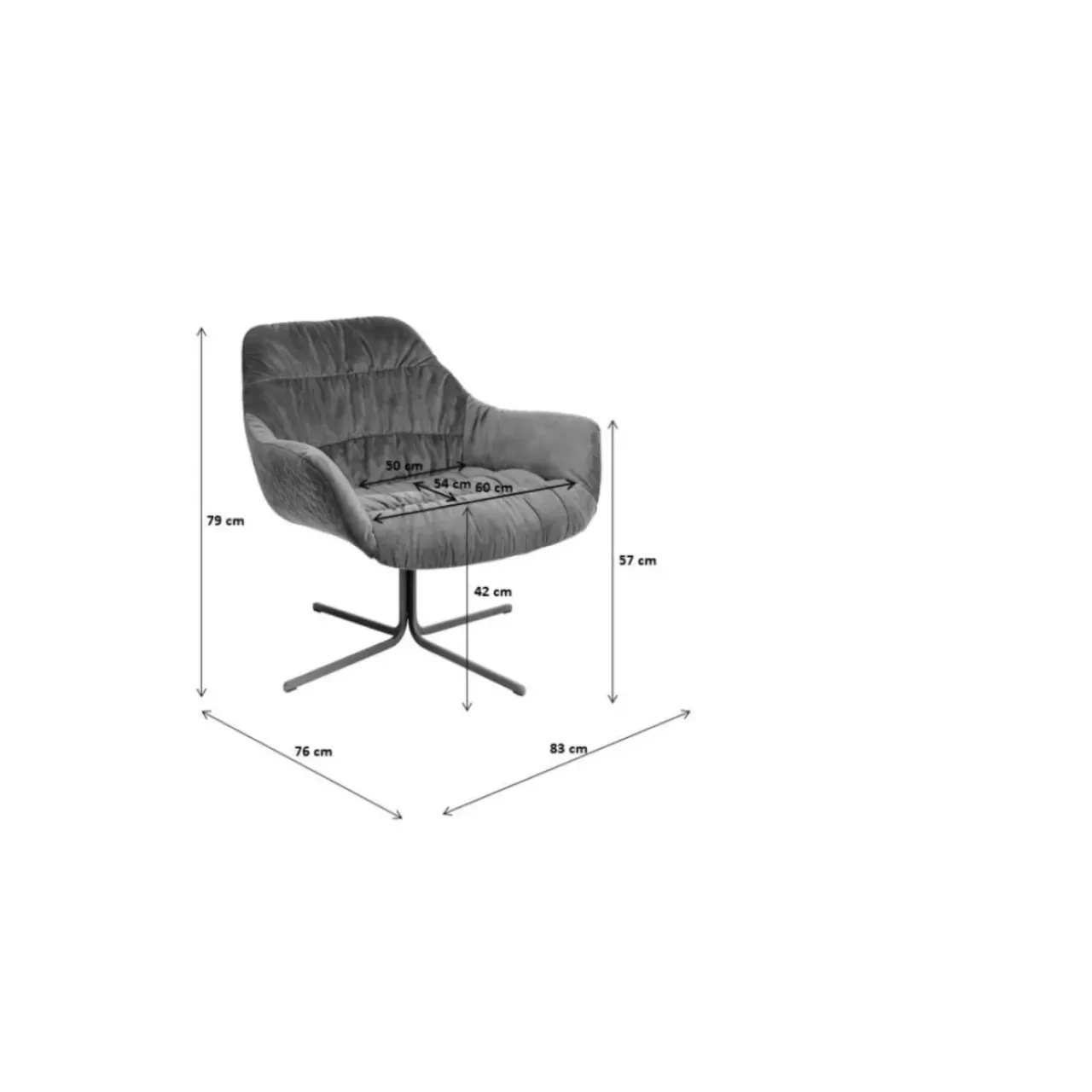 Sessel|KARE Design Drehsessel Bristol Grun