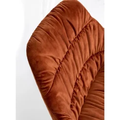 Sessel|KARE Design Drehsessel Bristol Rostrot