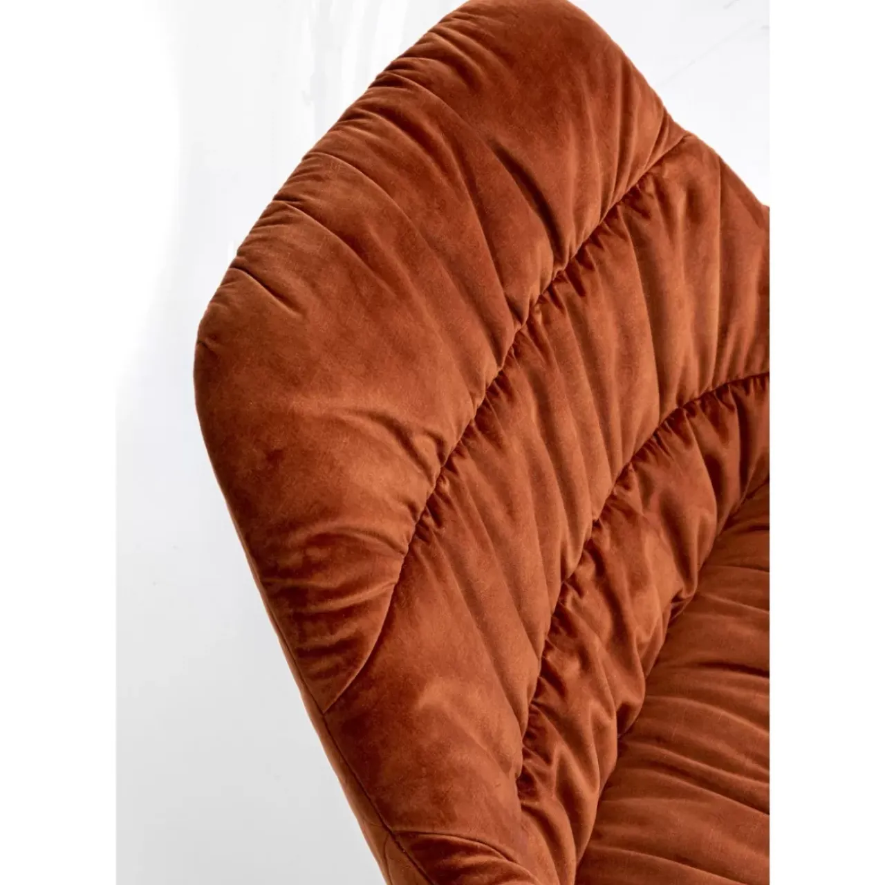 Sessel|KARE Design Drehsessel Bristol Rostrot