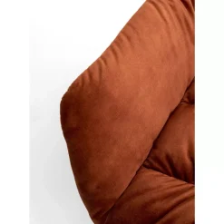 Sessel|KARE Design Drehsessel Bristol Rostrot