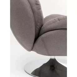 Sessel|KARE Design Drehsessel Cosy Grau