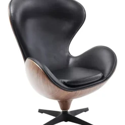 Sessel|KARE Design Drehsessel Lounge Black Walnut
