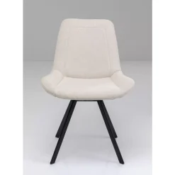 Stühle|KARE Design Drehstuhl Baron Creme
