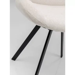 Stühle|KARE Design Drehstuhl Baron Creme