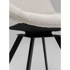 Stühle|KARE Design Drehstuhl Baron Creme