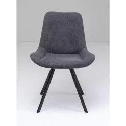 Stühle|KARE Design Drehstuhl Baron Grau