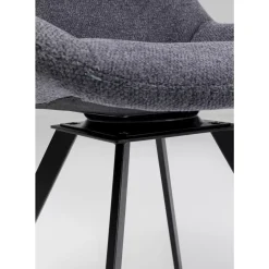 Stühle|KARE Design Drehstuhl Baron Grau