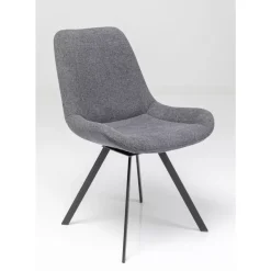 Stühle|KARE Design Drehstuhl Baron Grau