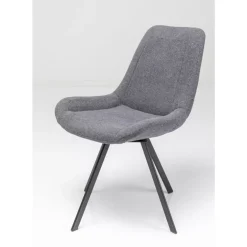 Stühle|KARE Design Drehstuhl Baron Grau