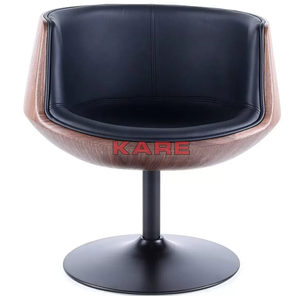 Stühle|KARE Design Drehstuhl Club Walnut