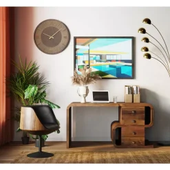 Stühle|KARE Design Drehstuhl Club Walnut
