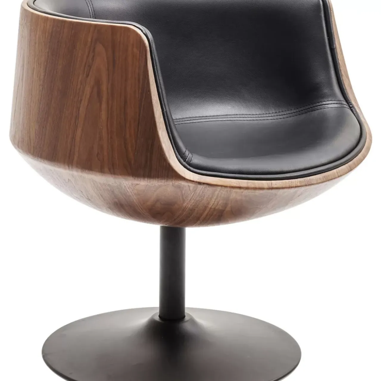Stühle|KARE Design Drehstuhl Club Walnut