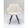 Stühle|KARE Design Drehstuhl Coco Creme