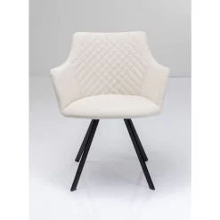Stühle|KARE Design Drehstuhl Coco Creme
