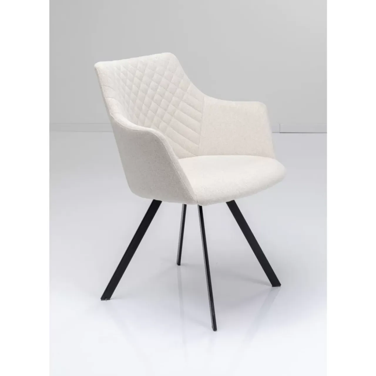 Stühle|KARE Design Drehstuhl Coco Creme