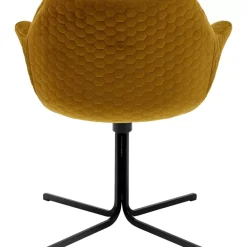 Stühle|KARE Design Drehstuhl Colmar Gelb