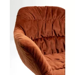 Stühle|KARE Design Drehstuhl Colmar Rostrot