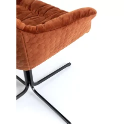 Stühle|KARE Design Drehstuhl Colmar Rostrot