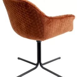 Stühle|KARE Design Drehstuhl Colmar Rostrot