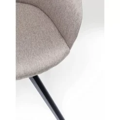 Stühle|KARE Design Drehstuhl Lady Loco Taupe