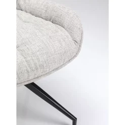 Stühle|KARE Design Drehstuhl Lori Grau Braun