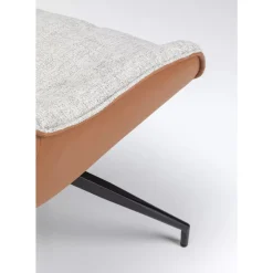 Stühle|KARE Design Drehstuhl Lori Grau Braun