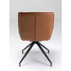 Stühle|KARE Design Drehstuhl Lori Grau Braun